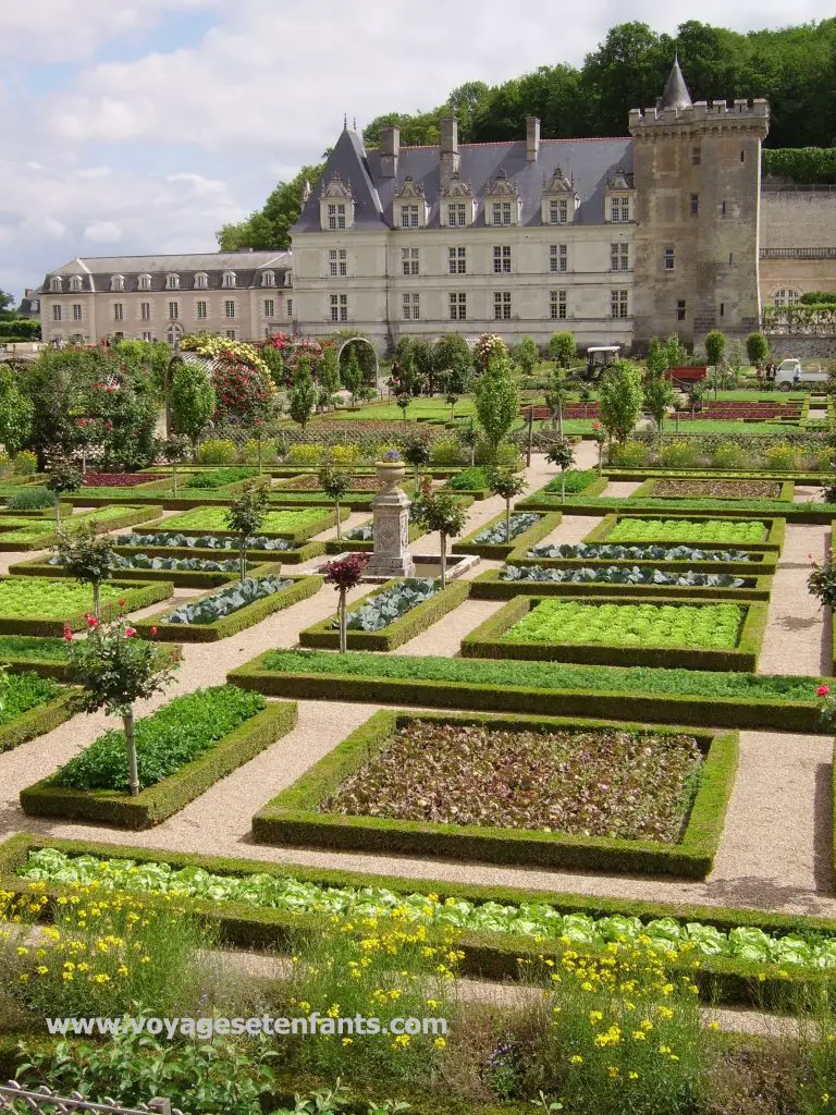 Chateaux de la Loire en famille Villandry Visite 10 châteaux de la Loire en famille lequel choisir