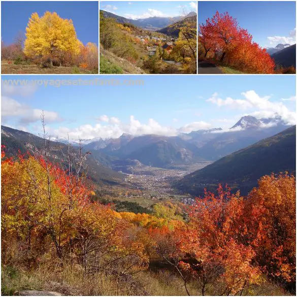 Paysages d'automne en balade avec les enfants