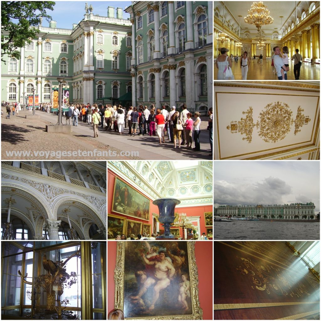 Vacances et visite avec enfants de l St Pétersbourg en famille toutes nos activités | Blog VOYAGES ET ENFANTS'Ermitage à ST Pétersbourg