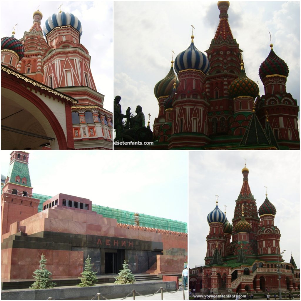 Moscou en famille place rouge et mausolée de Lénine