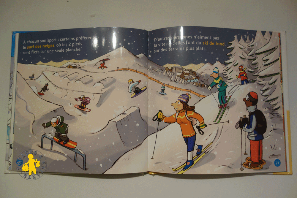 livre ski pour les enfnats voyage famille