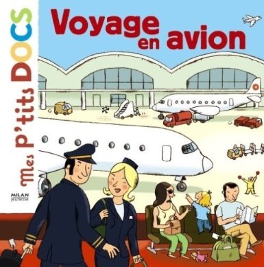 Voyage en avion livre pour enfant