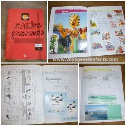Mon cahier de vacances - carnet de voyage : Collectif - Livres jeux et  d'activités