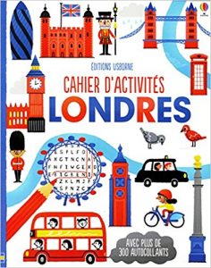 Cahier activité Londres Londres pour les enfants les livres | Blog VOYAGES ET ENFANTS