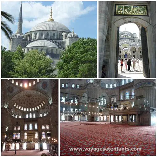 Istanbul en famille Mosquée bleue