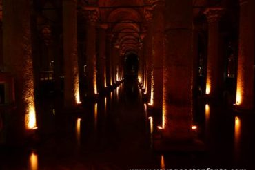 Istanbul Citerne basilique avec enfants