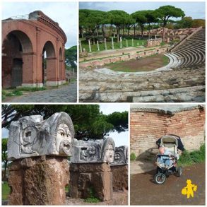Rome avec bébé en voyage à Ostia Antica Visite Ostia Antica en famille Rome avec bébé | Blog VOYAGES ET ENFANTS