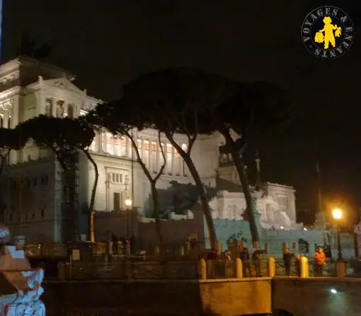 Monuments de Rome avec enfants