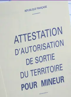 Papiers Pour Voyager Autorisation De Sortie De Territoire