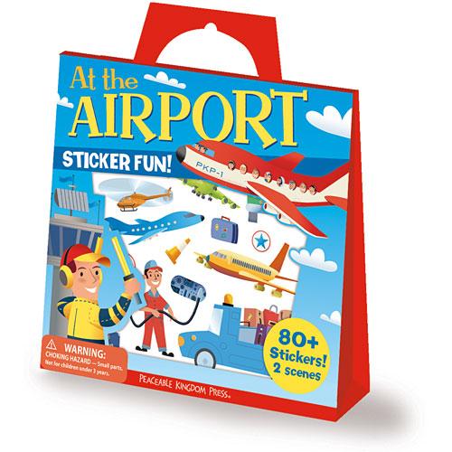 sticker jeu de voyage enfant avion aéroport