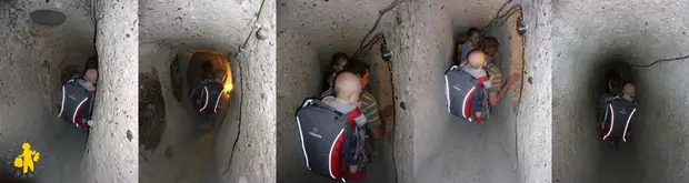 Kaymakli en prote bébé Cités souterraines de Kaymakli avec des enfants | Blog VOYAGES ET ENFANTS