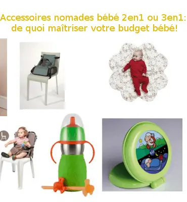 Voyage bébé pratique: accessoires puériculture nomade et multifonctions