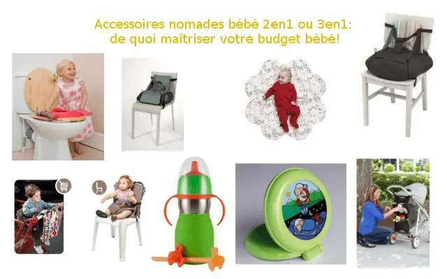 Accessoires indispensables pour l'arrivée d'un bébé