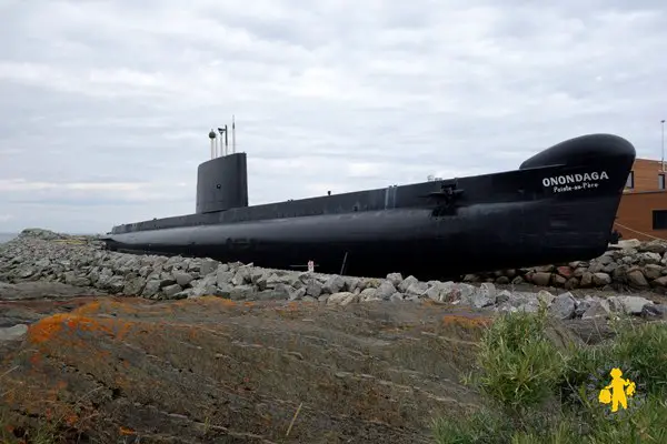 201308 Gaspésie pointe au père Québec sous marin Voyage au Canada en famille organiser son voyage avec enfant et bébé | Blog VOYAGES ET ENFANTS