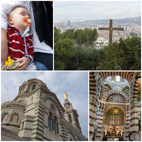 Marseille Notre dame de la Garde en famille