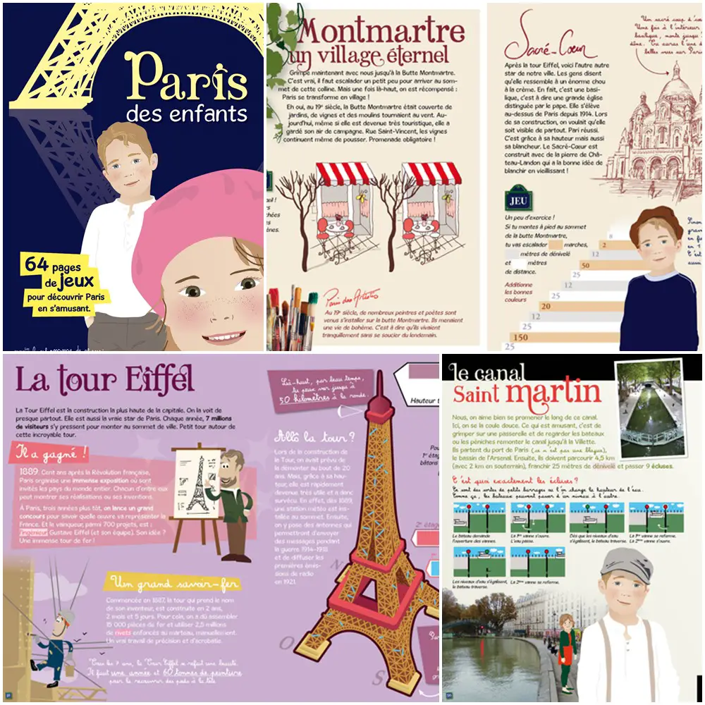 Paris des Enfants guide voyage enfant Bonhomme de chemin Paris livres pour enfants | Blog VOYAGES ET ENFANTS