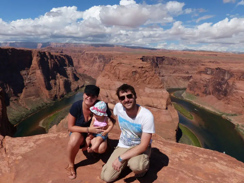 Ouest américain avec bébé voyage enfant