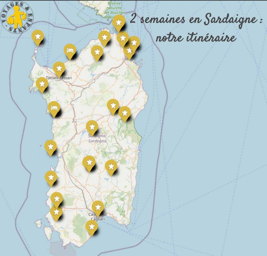 Itinéraire Sardaigne en famille 2 semaines