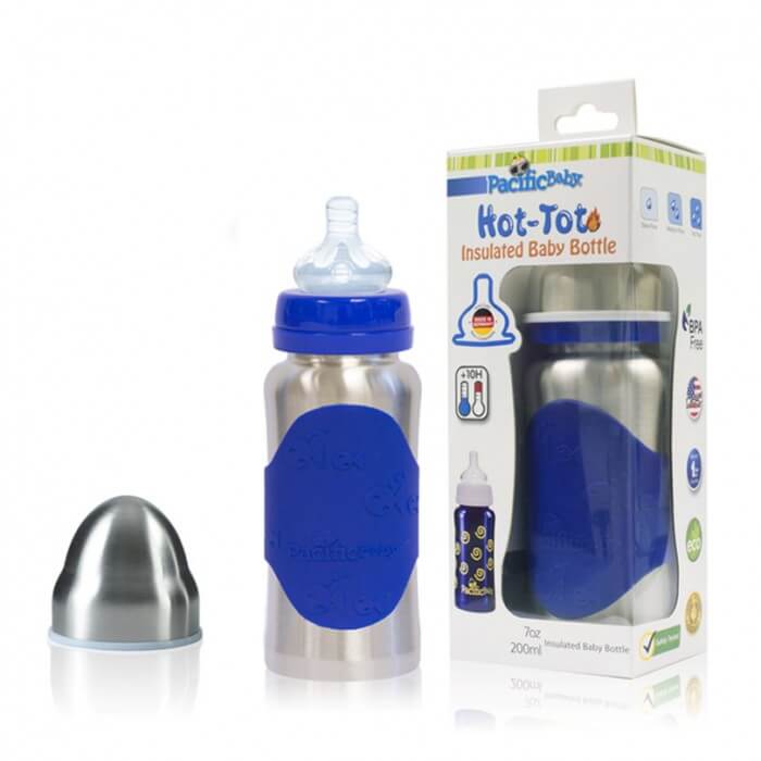 Biberon isotherme inox Pacific Baby évolutif | Blog VOYAGES ET ENFANTS