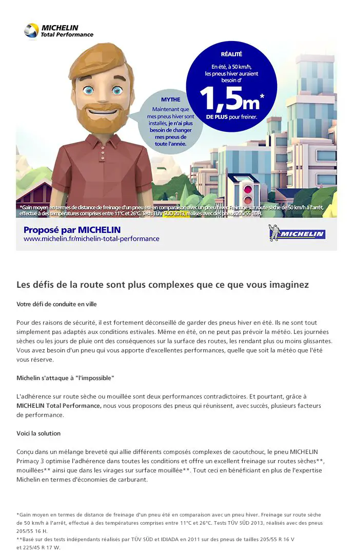 FR The MICHELIN Lab MR 7 image+text 140430 Préparer sa voiture avant les longs trajets des vacances