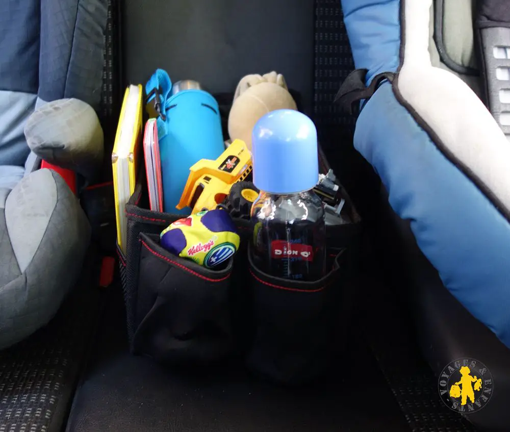 Organisateur De Siège Arrière De Voiture 9 Poches De Rangement Protecteur  De Dossier De Siège Tapis De Coup De Pied Pour Les Enfants En Bas Âge  Accessoires De Voyage