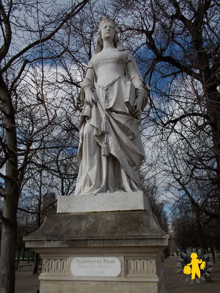 Statue Jardin du luxembourg Paris avec des enfants Jardins luxembourg Paris avec des enfants | Blog VOYAGES ET ENFANTS