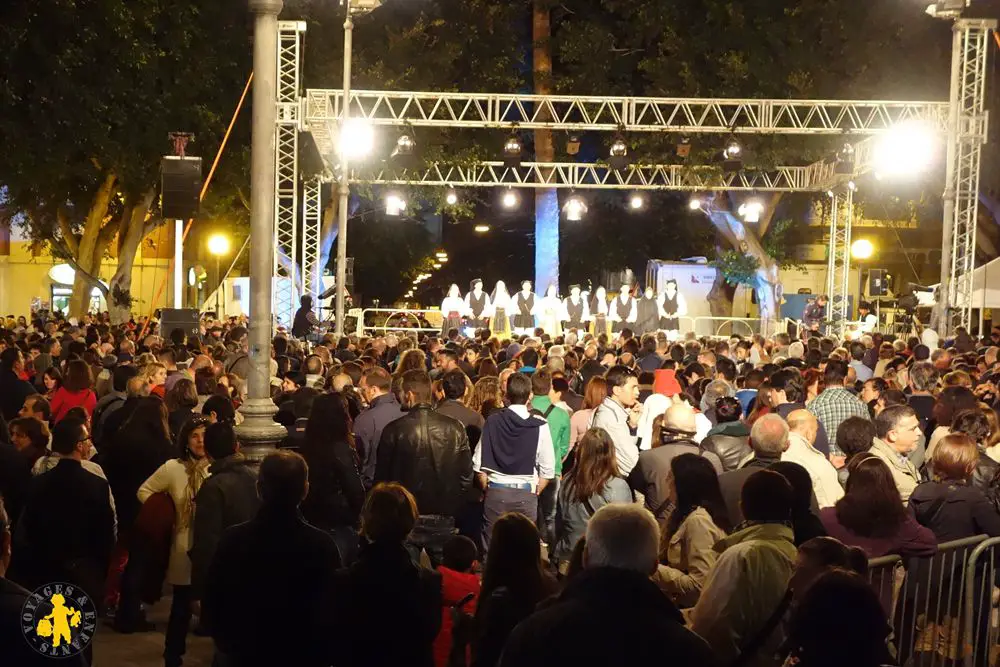 Sardaigne en famille festival danse de la San Effsio Cagliari