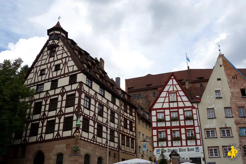 Bavière Nuremberg Ville et chateau en famille