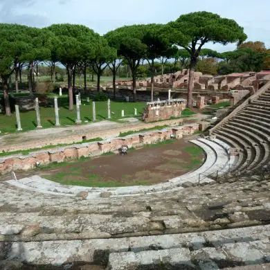Rome avec enfants voyage automne Ostia Antica