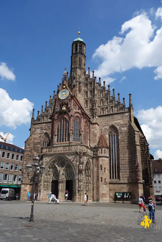 Bavière Nuremberg Ville eglise Notre dame Visite de Nuremberg avec denfants | Blog VOYAGES ET ENFANTS