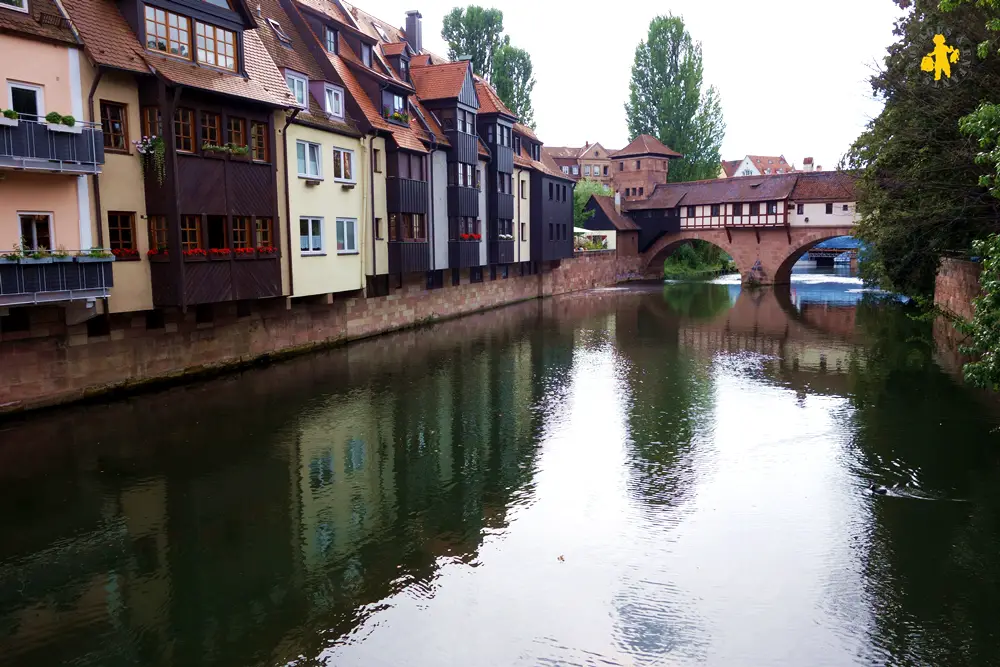 Bavière Nuremberg Ville et ses rivières Visite de Nuremberg avec denfants | Blog VOYAGES ET ENFANTS