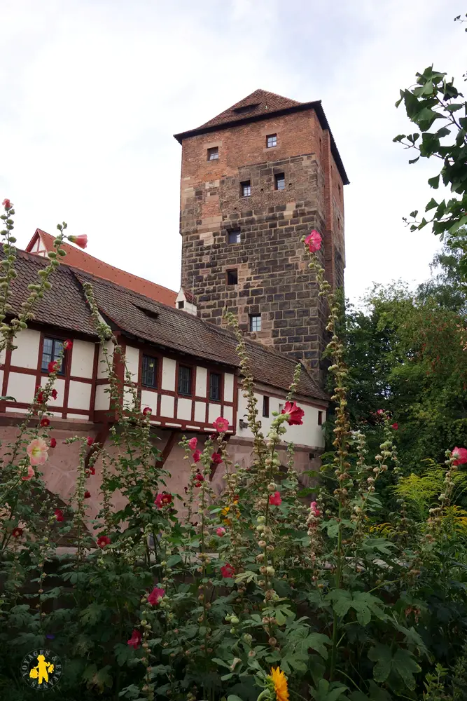 Bavière Nuremberg Ville promenade avec les enfants