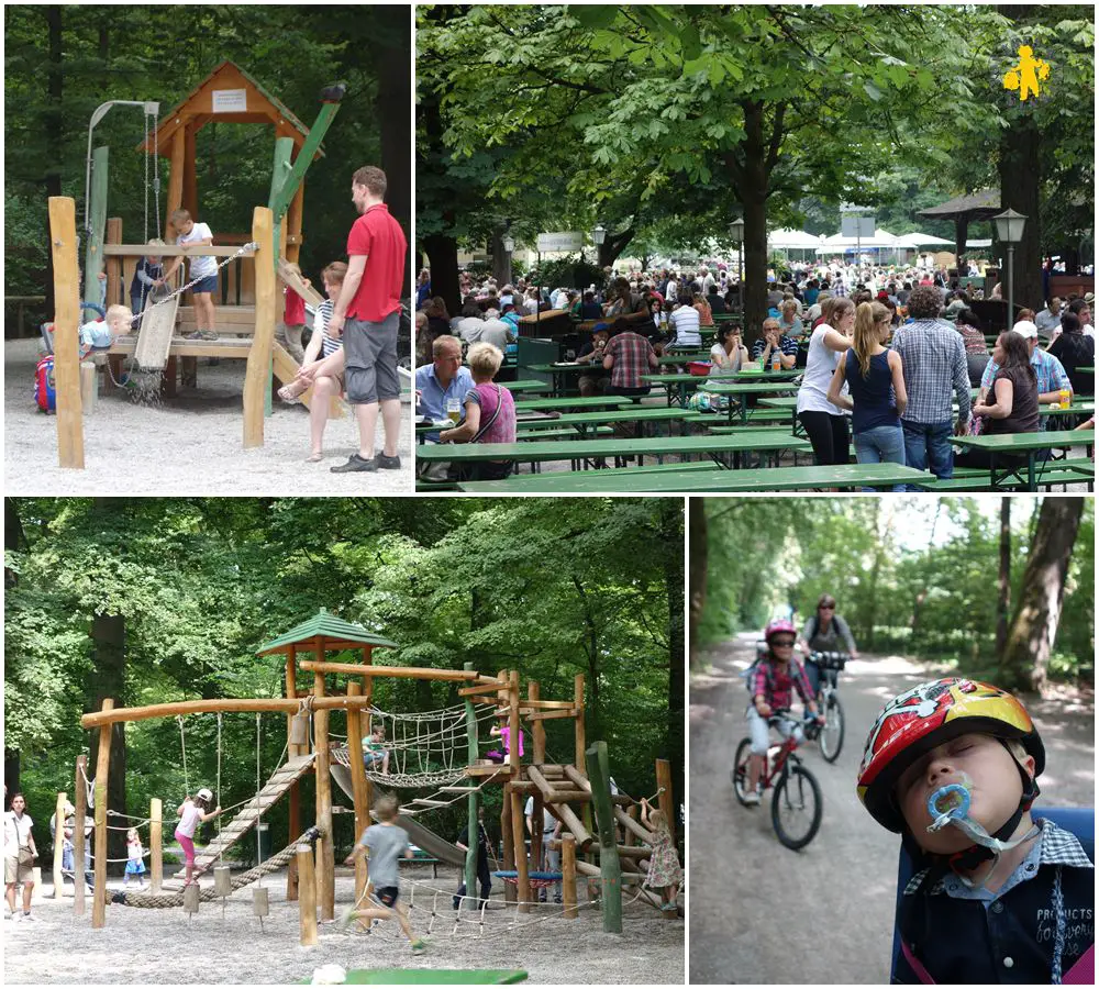 English garden jardin anglais Munich avec les enfants 2 jours à Munich en famille en camping car VOYAGES ET ENFANTS