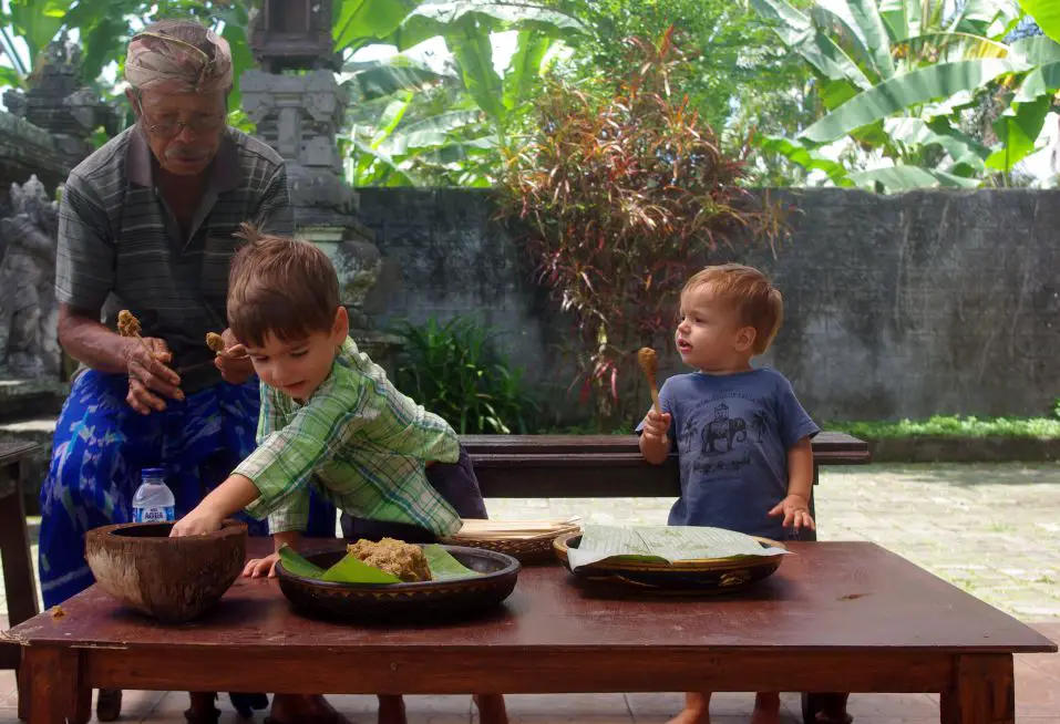 Famille cuisine Blog Visiter Bali en famille que voir que faire