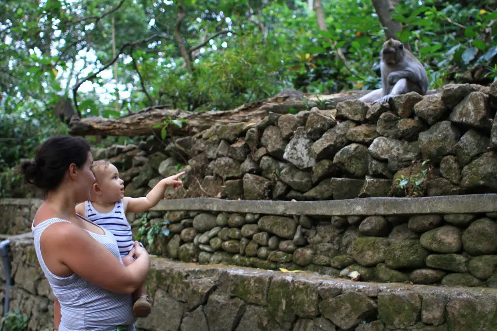 Monkey Forest Road trip à Bali avec bébé | Blog VOYAGES ET ENFANTS