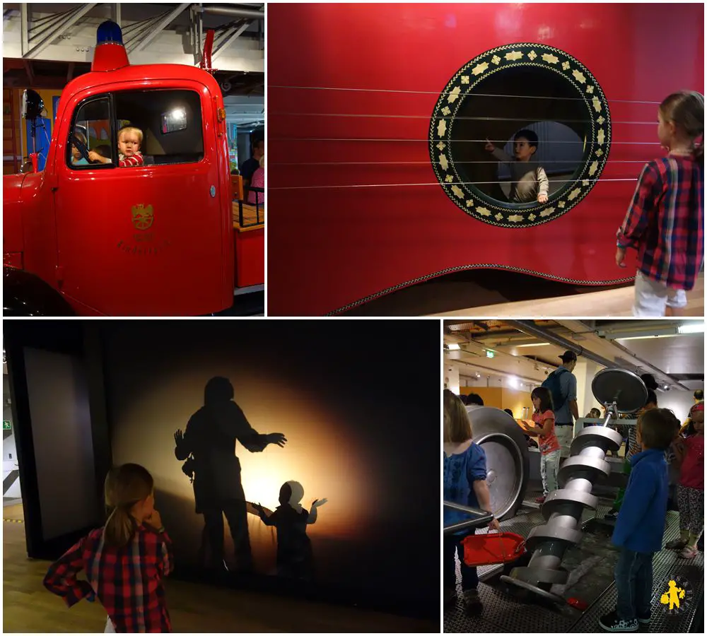 Musée allemand section enfant Munich avec les enfants