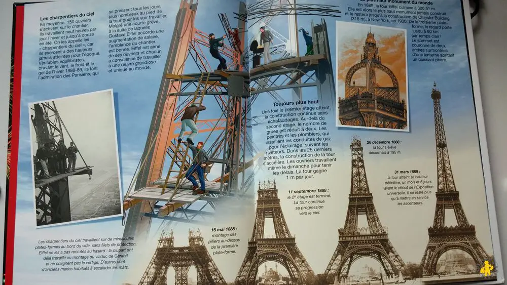 Livre enfant tour eiffel paris Voyager grâce à la grande imagerie livres pour enfants | Blog VOYAGES ET ENFANTS