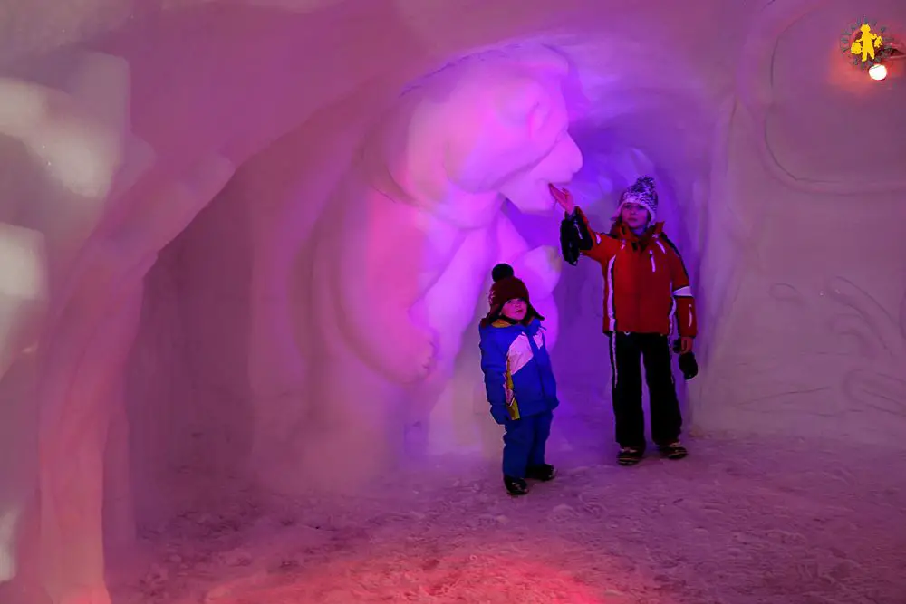 Pelvoux village animation enfant igloo pelvoo Igloo Pelvoo Baby traineau à Pelvoux activités | Blog VOYAGES ET ENFANTS