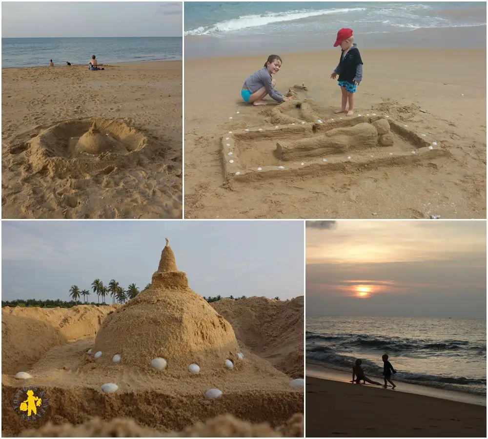 Plage et chateau Sri Lanka avec des enfants Plages du Sri Lanka pour famille | Blog VOYAGES ET ENFANTS