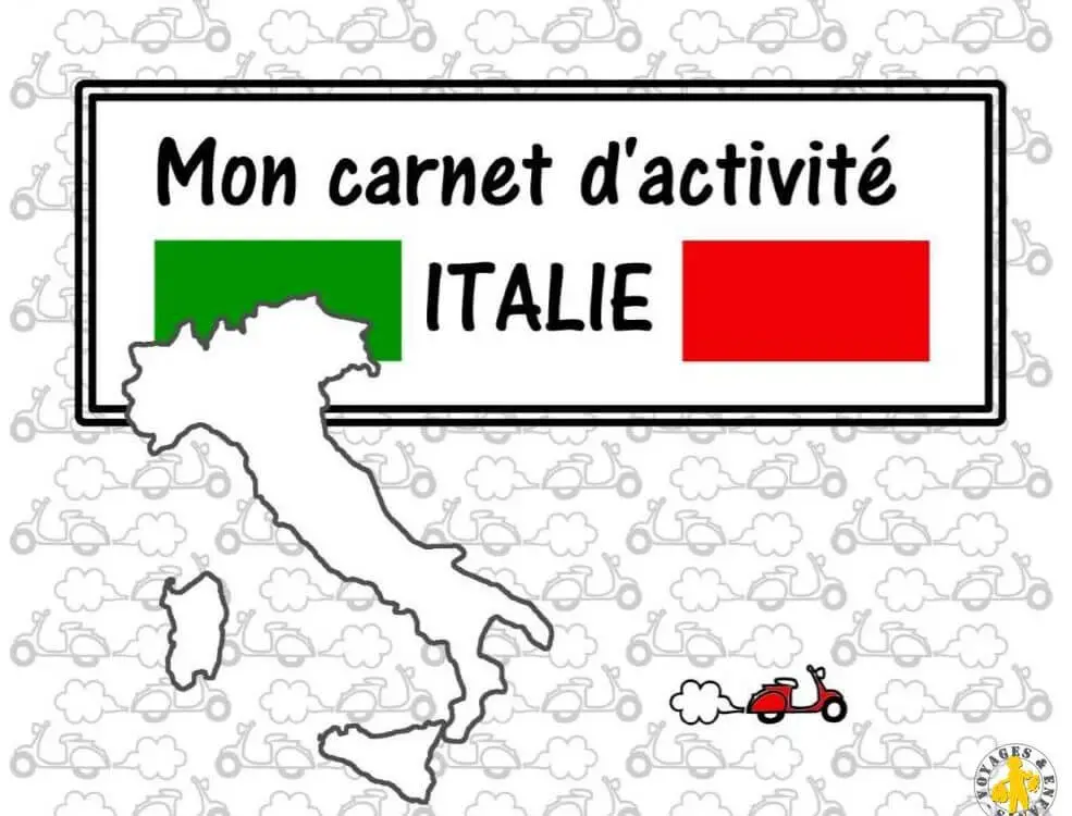 Italie Carnet activité enfant
