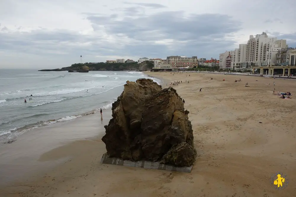 Biarritz en famille plage du Casino Biarritz en famille Pays Basque | Blog VOYAGES ET ENFANTS