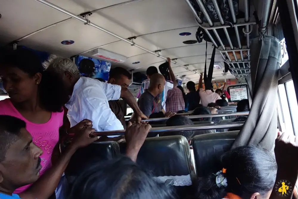 Bus en famille au Sri Lanka