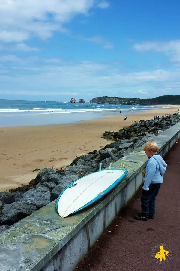 Cote Basque plage familiale Hendaye compressed Pays Basque la côte avec des enfants de St Jean de Luz à Hendaye | Blog VOYAGES ET ENFANTS