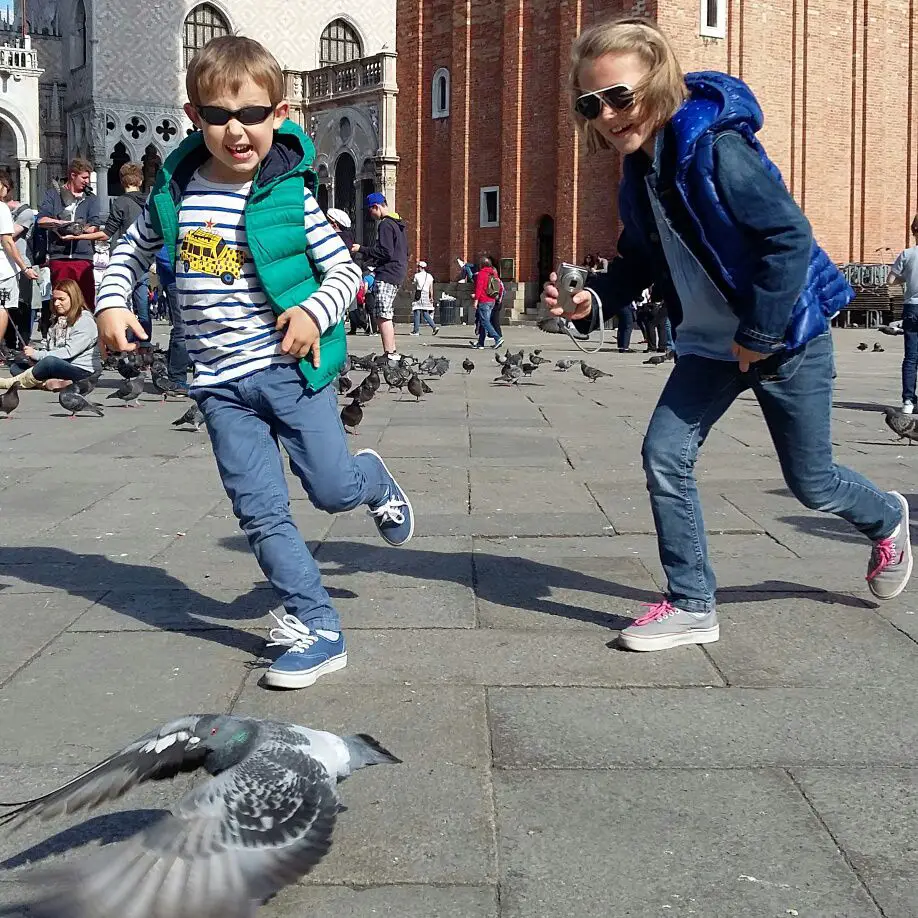 Visite Venise avec enfant place st marc Venise avec des enfants en 4 jours Blog VOYAGES ET ENFANTS