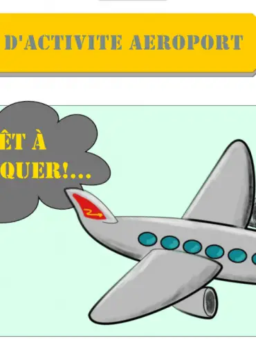 Ton kit d'activité pour l'aéroport! [Free Printable]