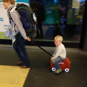 La valise Trunki voyage avec mes enfants