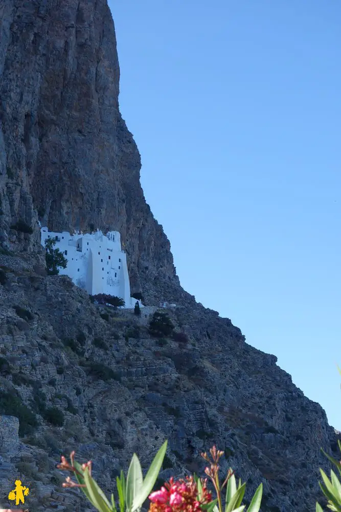 Amorgos monastère Les Cyclades en famille Paros Mikonos Naxos Amorgos