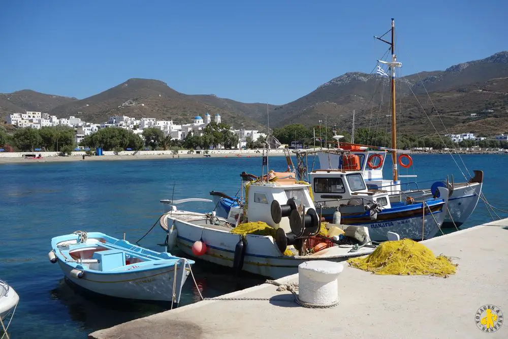 Amorgos village grand bleu en famille Les Cyclades en famille Paros Mikonos Naxos Amorgos