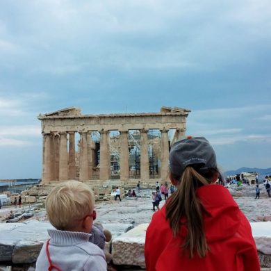 Acropole en famille