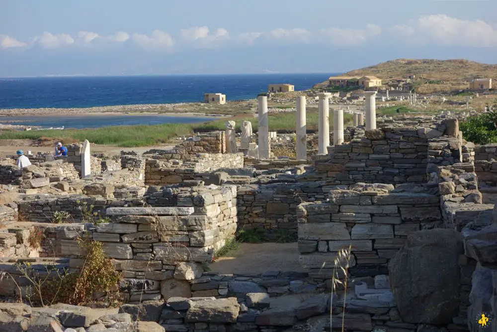 Delos avec des enfants Les Cyclades en famille Paros Mikonos Naxos Amorgos